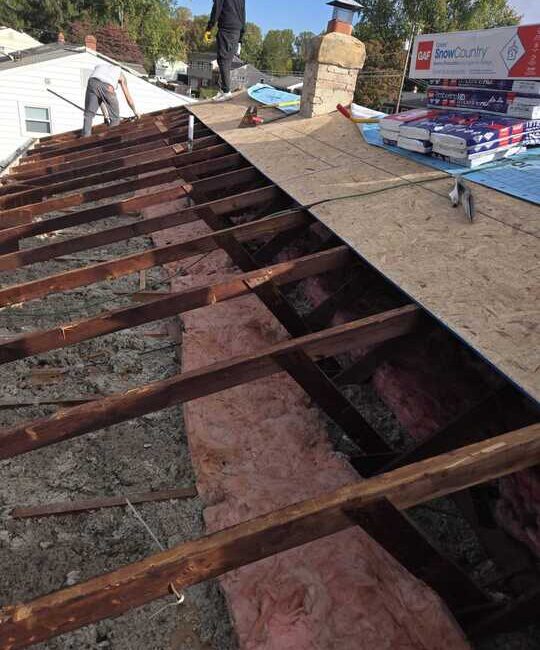 Energy-efficient roof installation by All Buttoned Up. Delaware roofing services improving home insulation, reducing energy bills, and enhancing overall efficiency.